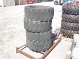 Qty 4 Used Solid Cushion Tires