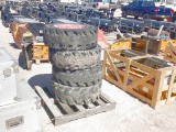 Qty (4) Used Solid Cushion Tires