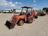 Kubota B21 4x4 Diesel Loader Backhoe