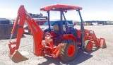 2018 Kubota B26 4x4 Loader Backhoe