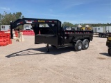 2022 Hefty 12ft Gooseneck T/A Dump Tailer