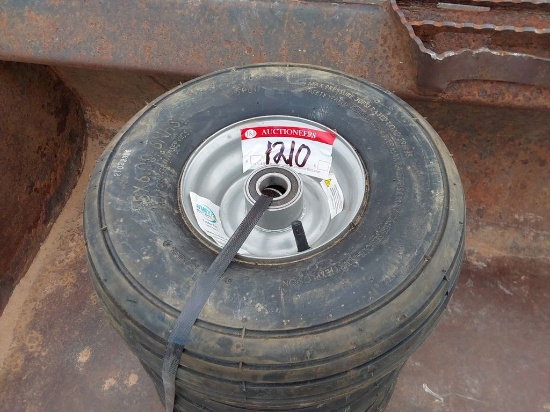 Qty 4 Tedder Tire & Wheel Assembly