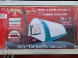 2023 Golden Mount- S203012R-300gsm PE Dome  Storage Shelter