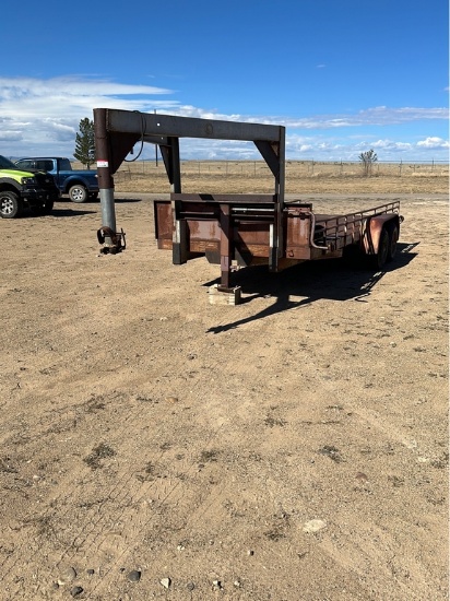 20ft T/A Utility Gooseneck Trailer Frame