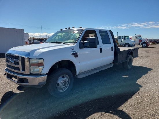 2008 Ford F-350 SD 4x4 Flatbed Truck