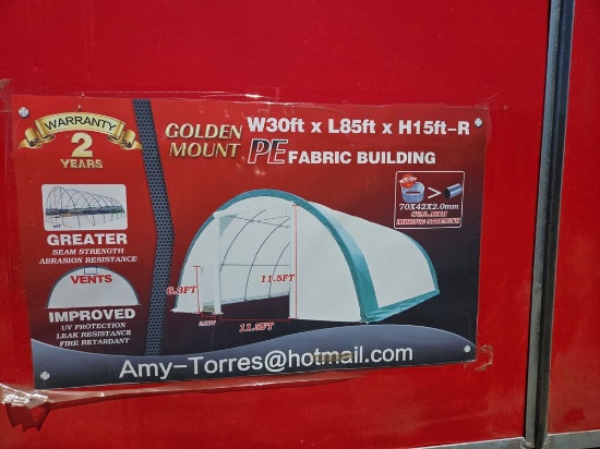 2024 Gold Mountain S306515R-PE Dome Storage Shelter