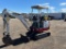 2018 Takeuchi TB216 Mini Excavator