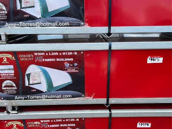 S203012R-300gsm PE Dome  Storage Shelter