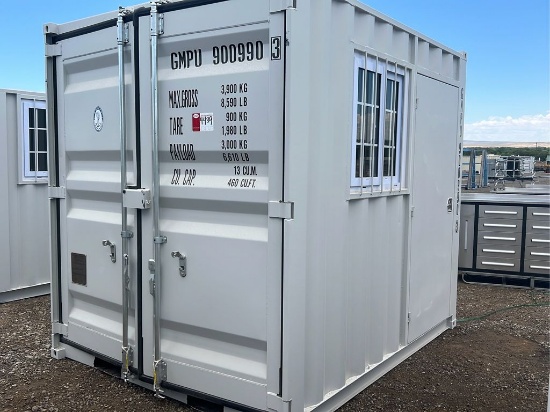 9' Container. With 1 Door & 1 Window