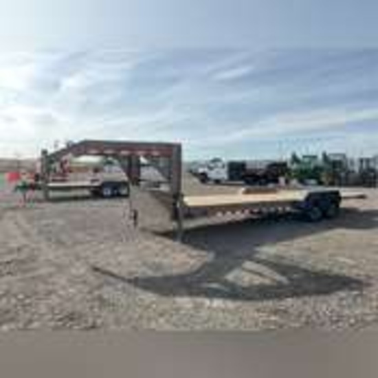 2025 Delta 20 Ft. T/A Gooseneck Tilt Deck Trailer