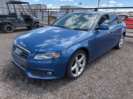 Inoperable 2009 Audi A4 Sedan