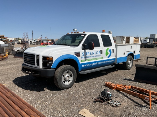 Inoperable 2009 Ford-350 Utility Truck