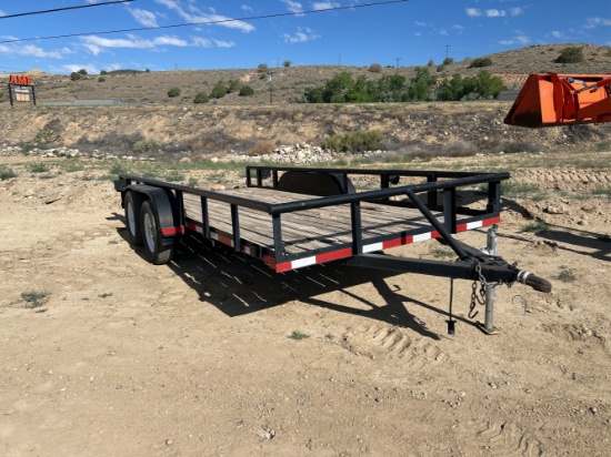 Custom Built 14 ft T/A Utility Trailer