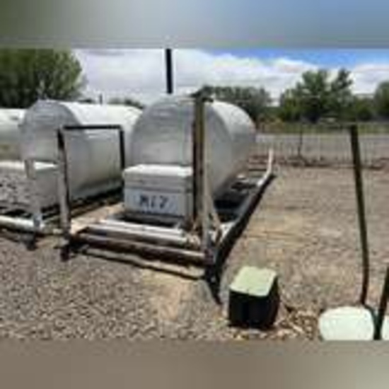 Custom Built 1100 Gallon Skid Mounted Insulated Water Tank