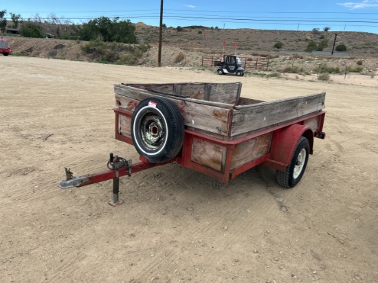 Custom Built 9 ft S/A Utility Trailer Frame