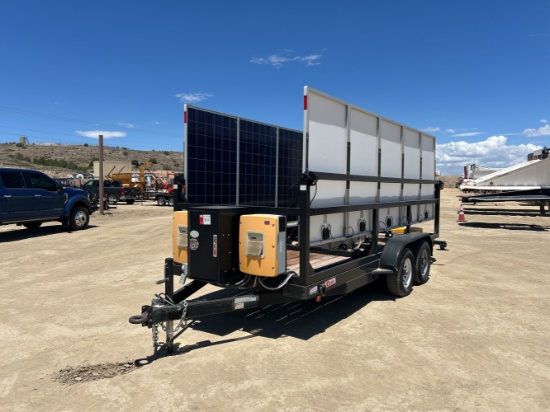 2013 DC Solar T/A Solar Charging Trailer