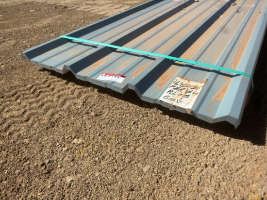 Qty 25 @ 16' PBR-PANEL 26GA, NW BLUE GRAY