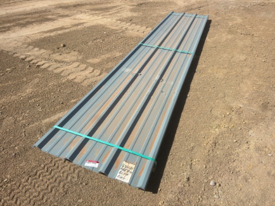 Qty 25 @ 16' PBR-PANEL 26GA, NW BLUE GRAY