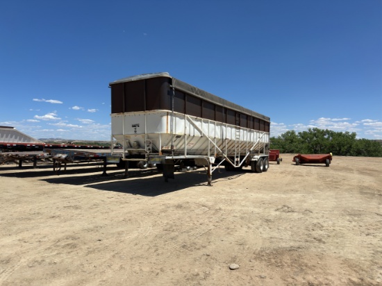 1995 Eagle Bridge 42ft T/A Live Bottom Grain Trailer