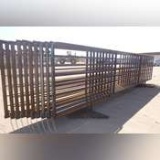 Qty (10) 68inx24ft Free Standing Livestock Panels
