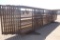 Qty (10) 68inx24ft Free Standing Livestock Panels