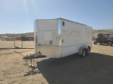 2015 H&H 16ft T/A Enclosed Trailer