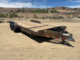 2026 Delta 20ft T/A Tilt Bed Equipment Trailer