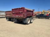 1979 Clement 10 Ft T/A End Dump Pup Trailer