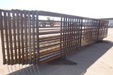 Qty (10) 68inx24ft Free Standing Livestock Panels