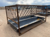 10 Ft Bale Feeder W/ Trough
