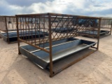 10 Ft Bale Feeder W/ Trough