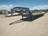 2005 PJ 40 Ft T/A Gooseneck  Equipment Trailer