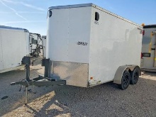 2017 Wells Cargo FT7122 14ft T/A Enclosed Trailer