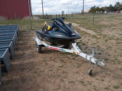 1998 Kawasaki ZXI with trailer a