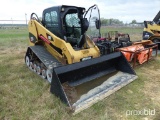 2008 Cat 277c Rubber Track Skidsteer, Erops, 2 Speed, Aux Hyd, Gp Bucket, S/n Cat0277ccjwf00764