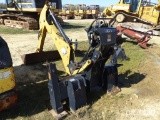 Cat Bh30 Backhoe Attachment For Skidsteer, W/bucket