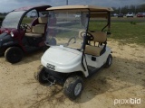 Ez Go Electric Golf Cart, 48 Volt Top, Windshield, Wrap Around Canvas, Auto Charger, Usb Plugins, Ch