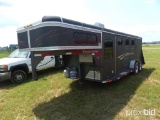 2004 Ponderosa Special Edition Tandem Axle Horse Trailer, Goose Neck, w/liv