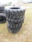 (4) 12-16.5 Skidsteer Tires