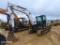 2020 Bobcat E85 Excavator, Erops, Aux. Hyddraulics , backfill blade , Hydraulic Thumb, quik attach,