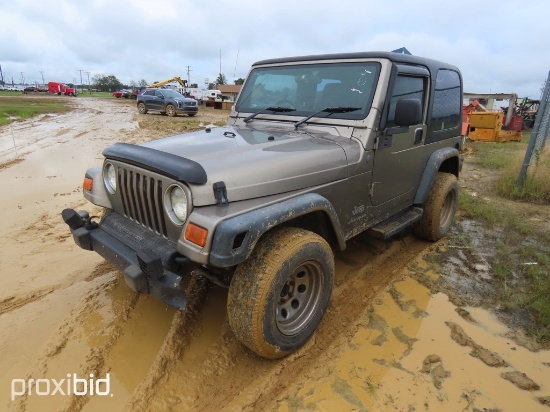 2004 Jeep Wrangler 4x4, Hard Top, A/C, 6 Cyl. Gas Engine, Auto Trans. right hand drive,  264240 mile