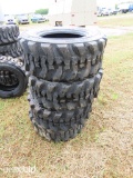 (4) 12-16.5 Skidsteer Tires