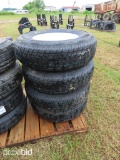 (4) ST 235/80R16 Radial Tires w/ 8 hole rims