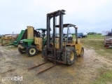 CATERPILLAR RC60 FORKLIFT, 9865 HRS 2 STAGE MAST, 168