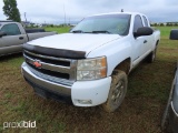 2007 Chevrolet Z71 4x4, V8 Gas Engine, vin#2GCEK19J071666663, auto trans, PW, PL, Comes off White Co