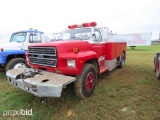 1985 Ford F700 Fire/Water Truck Vin 1FDPF70H5GBA54185 NO TITLE BOS ONLY Comes off the County!!!!!