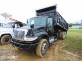 2006 International 4400 Dump Truck DT466 Diesel engine, 10 speed trans.21 ft. bed, barn doors, tarp,