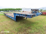 1997 Trail King TK70HT Hydraulic Dove Tail Trailer, s/n 1TKA0462XVM086172: 48x102, 12000 lb. Winch,