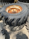(2) 12-16.5 Skidsteer Tires & Rims