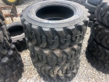 (4) 10x16.5 Tires to fit Backhoe or Skidsteer